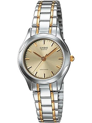 Casio Kadın Kol Saati Pilli (Quartz) Suya Dayanıklı Çelik Kasa Renkli Tasarım