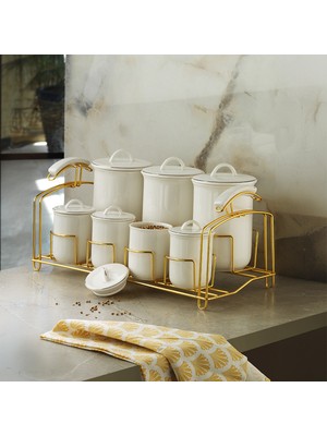 Aryıldız  Lunar Gold 7 Parça Baharat Takımı