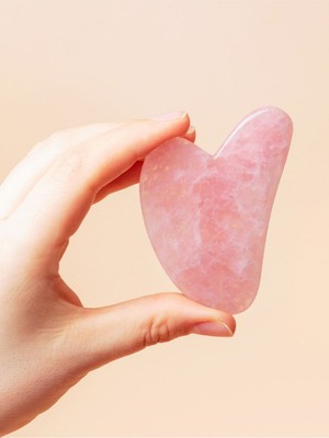 Vinacocha Pembe Gua Sha ( Pembe Kuvars ) Gua Sha Evet Sıkılaştırıcı