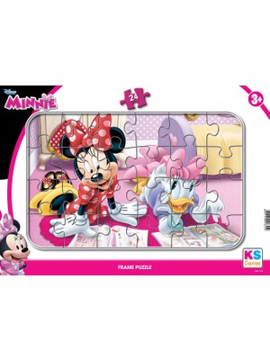 KS Games Minnie Mouse Frame Puzzle 24'Lü MIN-704