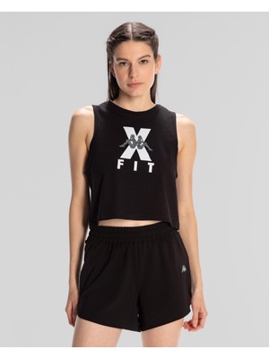 Kappa Kombat Wkt Exina Xfit Kadın Siyah Regular Fit Atlet