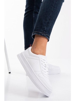 U.S. Polo Assn. Suri Beyaz Kadın Sneaker Günlük Ayakkabı V24