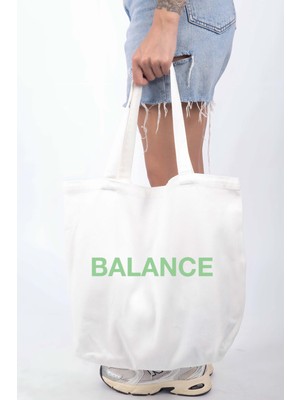 Coredra Canvas Tote Bag - Balance