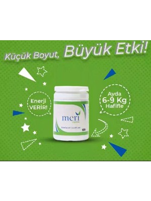 Meri Detox Kapsül Detoks Capsule (30'lu Kutu)( 1 Aylık Kullanım)