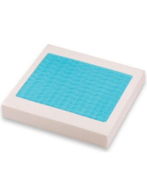 Simple The Pillow Siyah Visco Jelli Tekerlekli Sandalye Minderi Sandalye Oturma Minderi Serinletici Visco Foam Minder