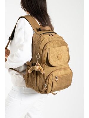 571 Collections Ultra Hafif Sırt Çantası Unisex Taba Model : 571 3D