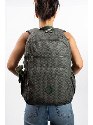 571 Collections Ultra Hafif Çok Cepli Su Geçirmez Sırt Çantası Unisex Desenli Haki Yeşili Model : 571 1B