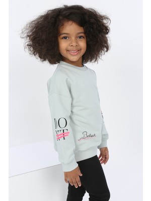 Toontoy Kids Toontoy Kız Bebek Believe Baskılı Sweatshirt