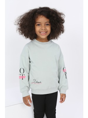 Toontoy Kids Toontoy Kız Bebek Believe Baskılı Sweatshirt