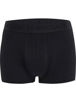 Lumberjack MB Saten 3lu 30NK35 4fx Sıyah Erkek Boxer