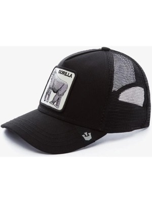 Roberto Bornova Unisex Siyah Gorilla Cap Şapka