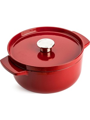 Kitchenaid Döküm Demir Tencere Kırmızı 22 cm - 3.3 L
