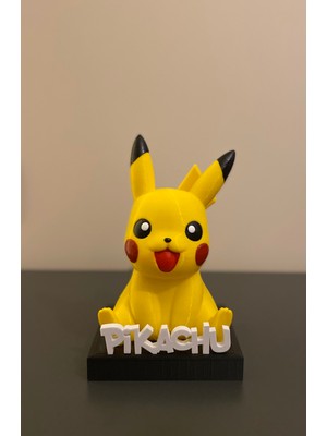 Meg Art 3D Pikachu Gece Lambası Çocuk Odası Gece Lambası Masaüstü Lambası