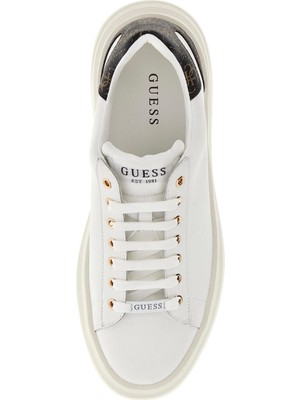 Guess Bej Beyaz Kahve Erkek Sneaker Elba