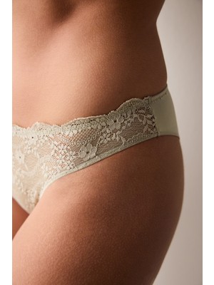 Penti Lotus Lace Açık Yeşil Slip Külot