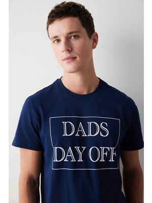 Penti Erkek Dads Day Çok Renkli Şort Pijama Takımı