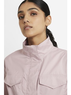 Nike Sportswear Essential M65 Geniş Kalıp Kadın Ceketi Pembe