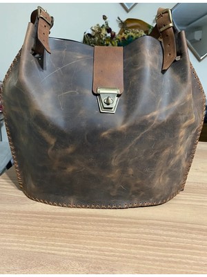 Best Leather Bag  Deri Büyük Boy Çanta