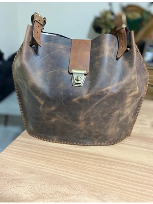 Best Leather Bag  Deri Büyük Boy Çanta