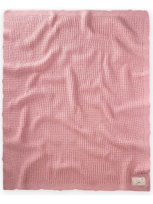 Cigit Selanik Triko Battaniye 80X100 (+/-5 cm ) Pembe