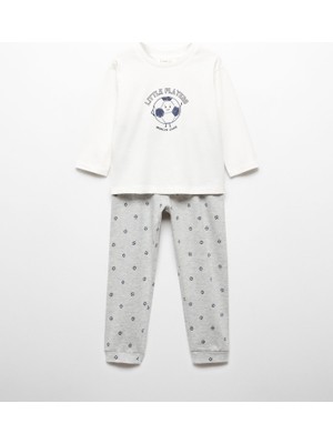 Mango Kids Baskılı Uzun Pijama