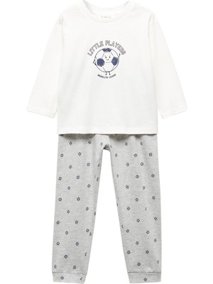 Mango Kids Baskılı Uzun Pijama