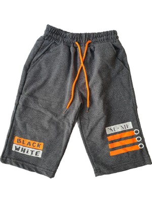 Makiteks Pamuklu Kapri Çocuk Şortu 2 Cepli Bel Lastik ve Kordonlu 5-16 Yaş Şort