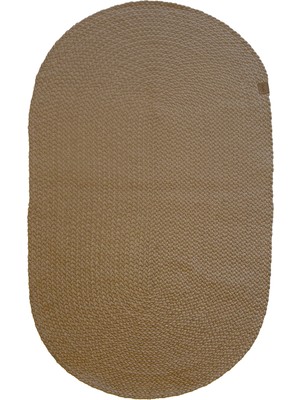 Homefesto Natural Jüt Halı El Dokuma Hasır Yolluk Bohem Jüt Kilim Hmfjut608 50 X 80 Cm