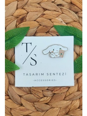 Tasarım Sentezi Rozet Metal Broş Yaka Okul Çantası Kıyafet Şapka Takı Aksesuar Cinnamoroll Hello Kitty Çizgi Film