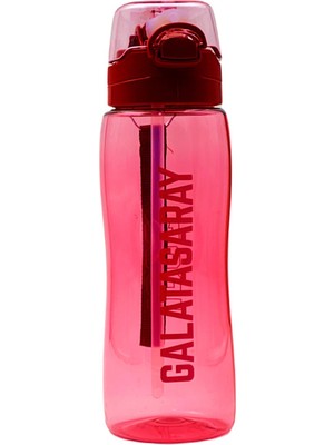 Galatasaray Lisanslı 750 ml 24595 Pipetli Plastik Matara Sızdırmaz Tasarım ve Dayanıklı Yapı ile