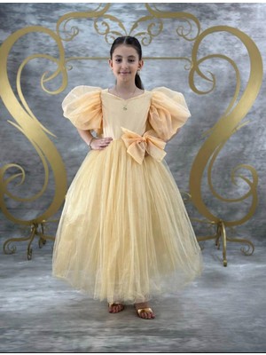 Pumpido Balon Model Kız Çocuk Elbise