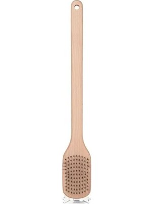 IKEA Grılltıder Barbekü-Izgara Temizleme Fırçası , Paslanmaz Çelik-Kayın, 42 cm