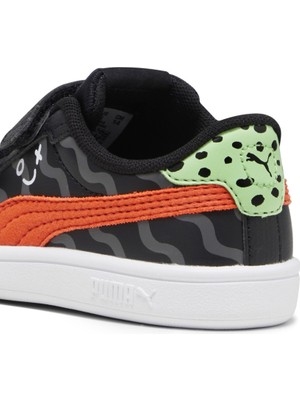 Puma Smash 3.0 L Mix Bebek Siyah Sneaker