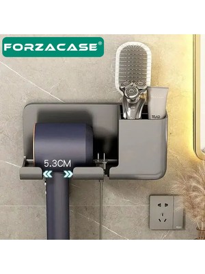 Forzacase Saç Kurutma Makinesi Askısı Tarak Tıraş Banyo Organizeri - FC651