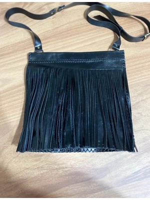 Best Leather Bag  Deri Püsküllü Çanta