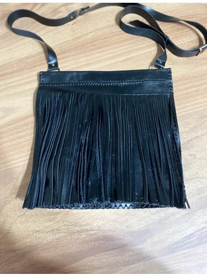 Best Leather Bag  Deri Püsküllü Çanta