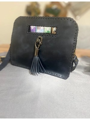 Best Leather Bag  Deri Püsküllü Çanta