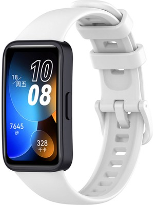 ZORE Huawei Band 8 Uyumlu Klasik Kordon - Beyaz