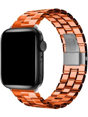 ZORE Apple Watch 40MM Uyumlu Krd-33 Kordon - Turuncu
