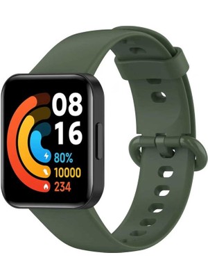 ZORE Xiaomi Redmi Watch 2 Lite Uyumlu Klasik Kordon - Petrol Yeşil