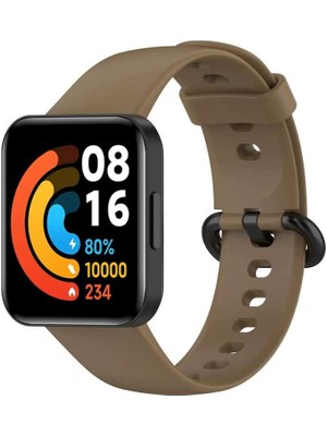 ZORE Xiaomi Redmi Watch 2 Lite Uyumlu Klasik Kordon - Kahverengi