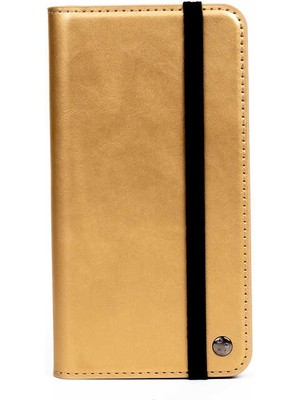 ZORE Apple iPhone 12 Uyumlu Multi Cüzdan Kılıf-Gold