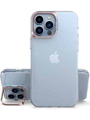 ZORE Apple iPhone 13 Pro Uyumlu Skuba Kapak-Rose Gold