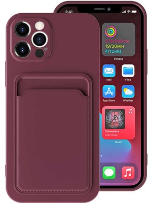 ZORE Apple iPhone 12 Pro Uyumlu ​Ofix Kapak-Mürdüm