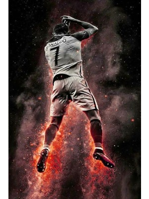 Cristiano Ronaldo Siuu Poster 30X42 cm Çerçevesiz