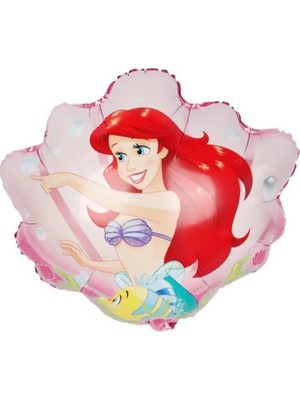 Kidspartim Deniz Kızı Mermeid Shell Folyo Balon 64X62 cm