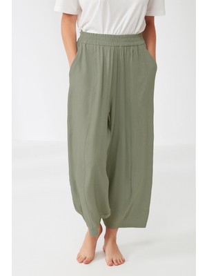 Penye Mood Lux Mood Keten Pantolon