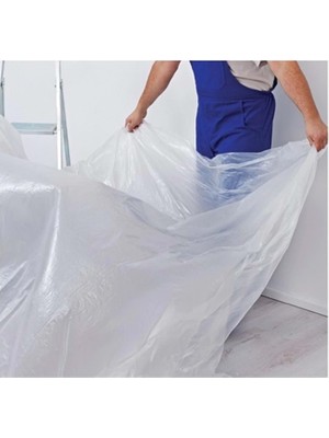Arma Naylon Tadilat Boya Koruyucu Örtü Poşet Folyo - 4x5 Metre - 20 M2 - 1 Paket