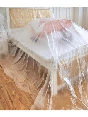 Arma Naylon Tadilat Boya Koruyucu Örtü Poşet Folyo - 4x5 Metre - 20 M2 - 1 Paket