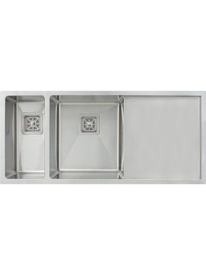 Lavello Style Meta 4018 L Sağ Damlalıklı 1,5 Göz Inox Çelik Eviye